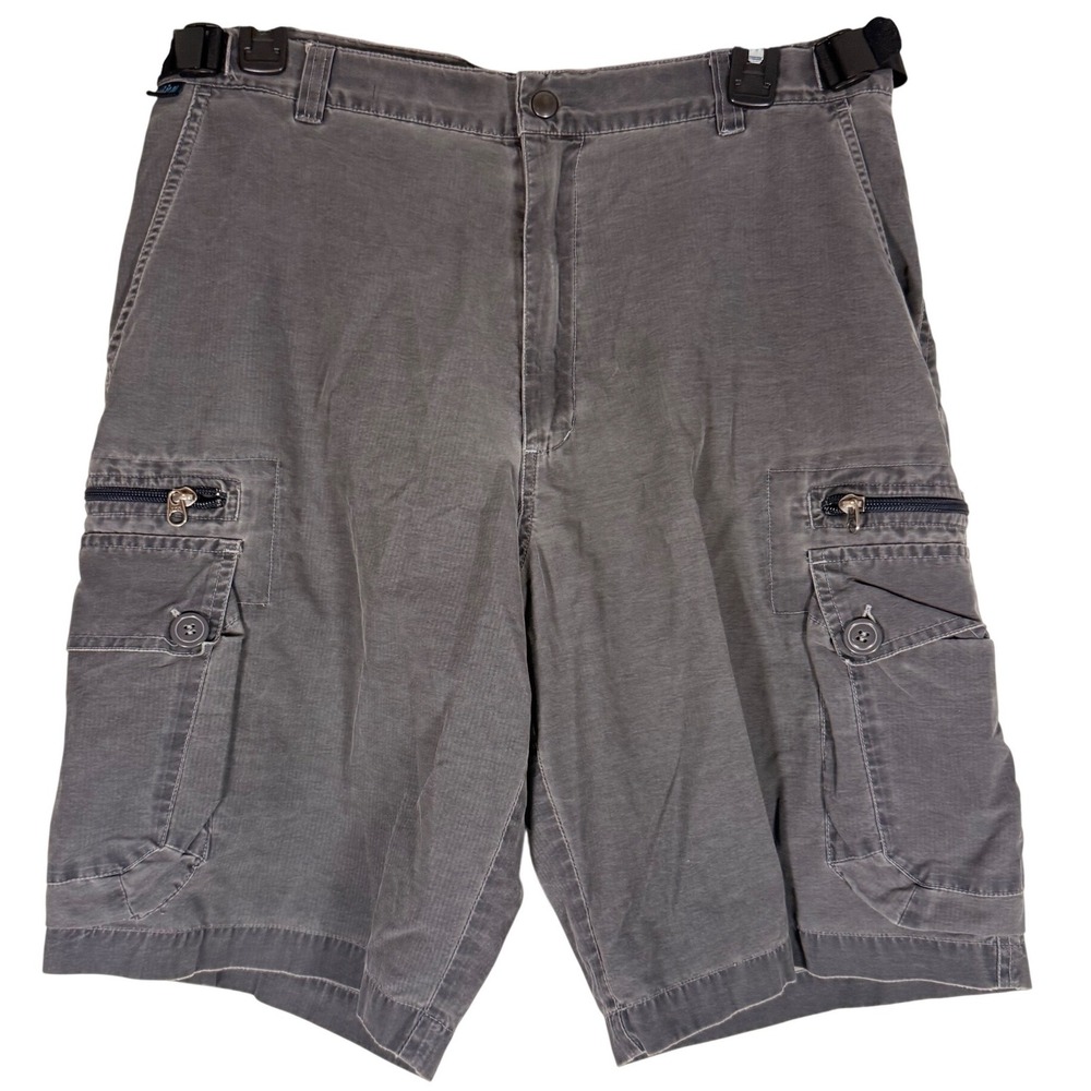 Kuhl Mens Cargo Shorts Gray Kuhldry Hiking Outdoor Utility Size Medium